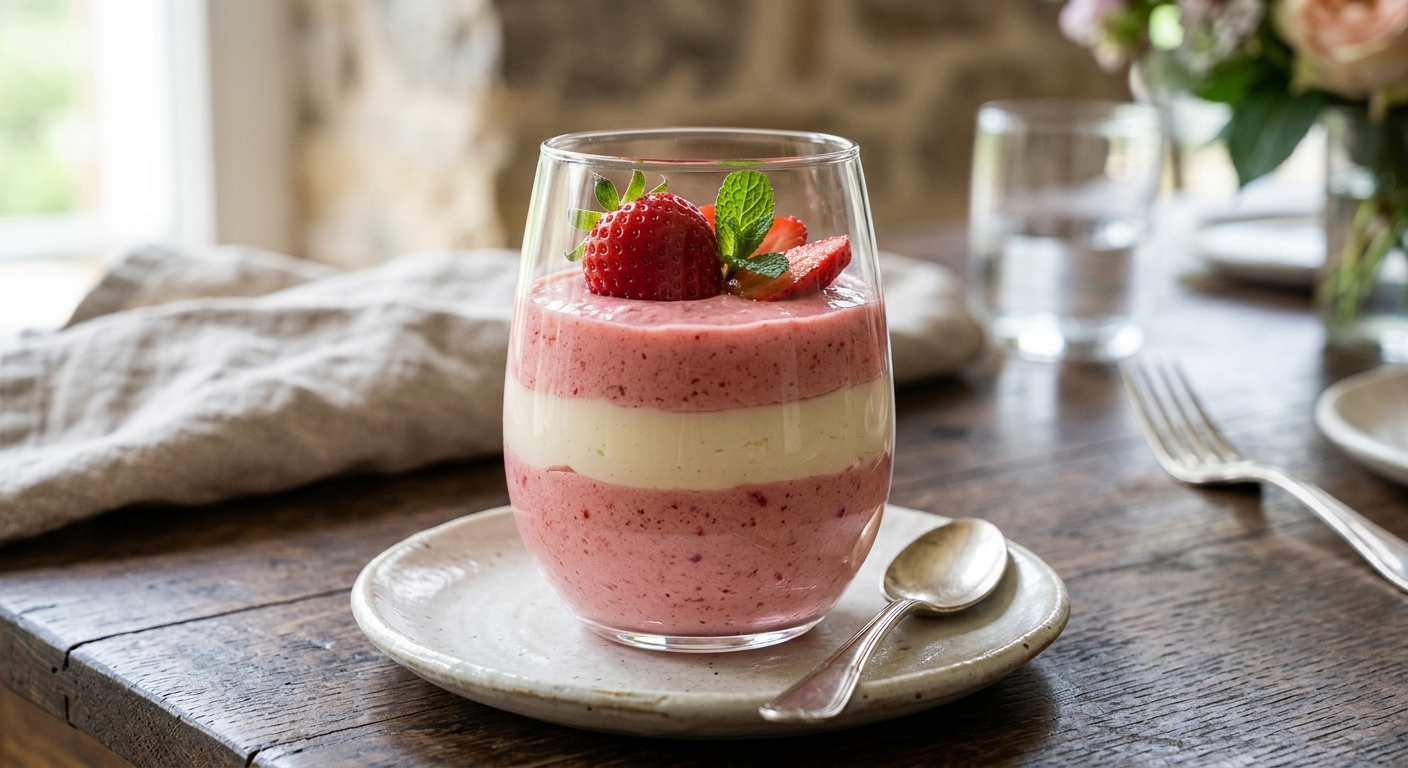 Mousse de Fraises à la Mayonnaise