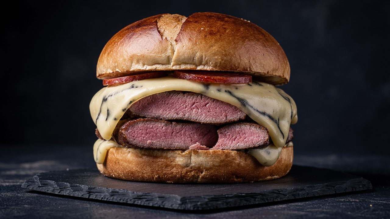 Le Burger Gascon, Morbier Fondu